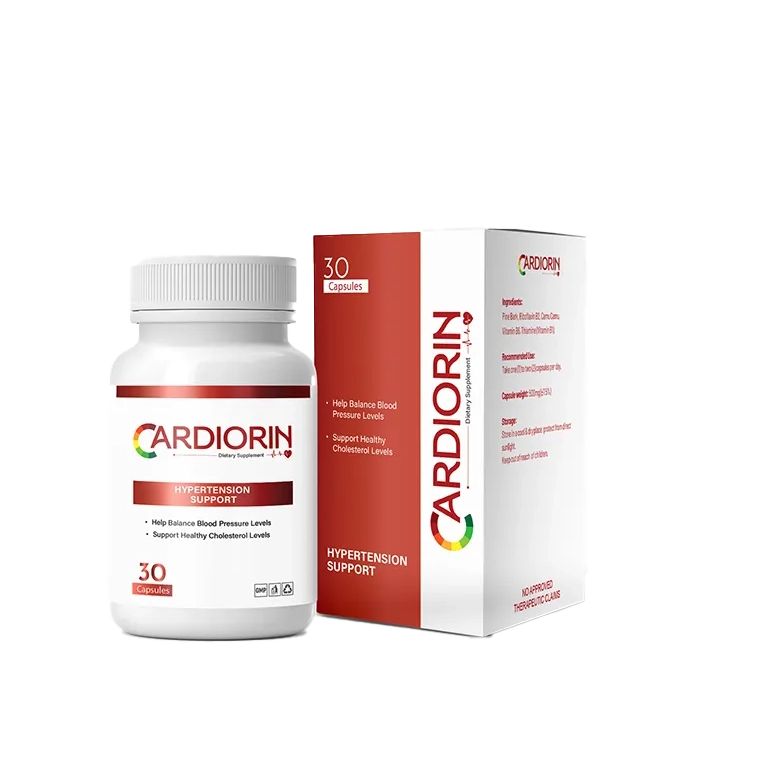 Cardiorin Supplement Bottle & Box